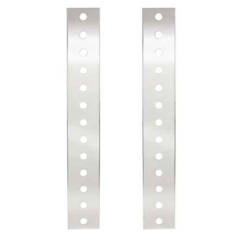 Peterbilt Stainless Front Air Cleaner Bracket Only - 26 Mini Light Cutouts