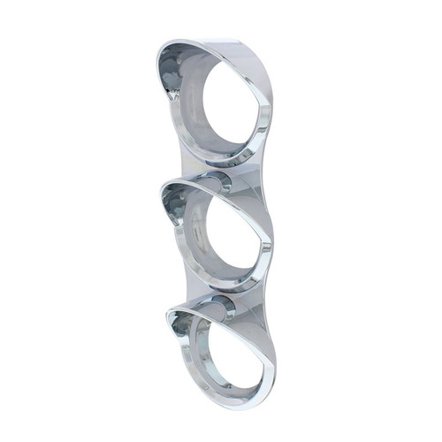 Mack Chrome Small Gauge Cover With Visor-United Pacific-41852
