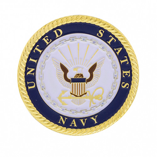 1 3/4" U.S. Military Adhesive Metal Medallion - Air Force-United Pacific-22974