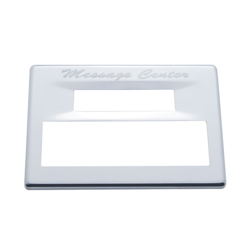Peterbilt Stainless Steel Digital Message Center Cover - Script