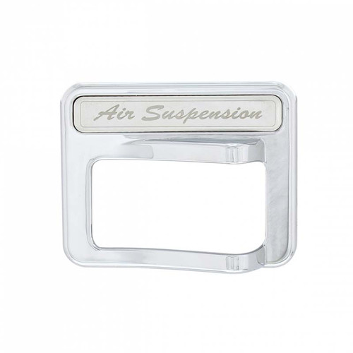 Peterbilt Chrome Rocker Switch Cover w/ Stainless Plaque - Axle Differential
