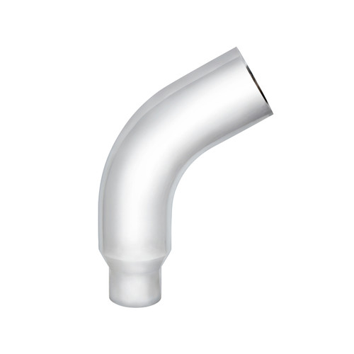 Chrome 58 Degree Angled Exhaust Elbow For Peterbilt 379 - 7" O.D. To 5" O.D.