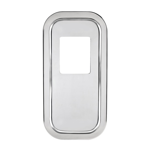 Peterbilt Stainless Steel Shift Plate Cover - Short Hood