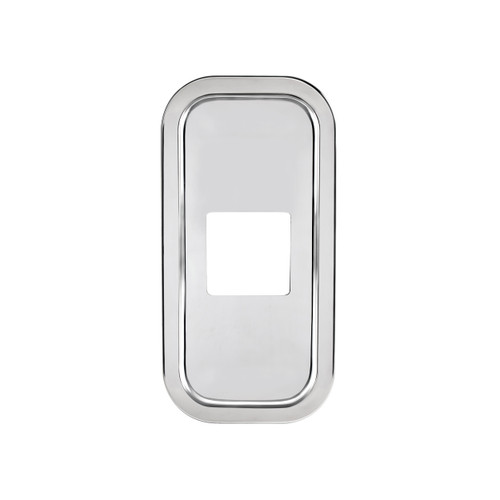 Peterbilt Stainless Steel Shift Plate Cover - 4 7/8" x 4 13/16" Opening