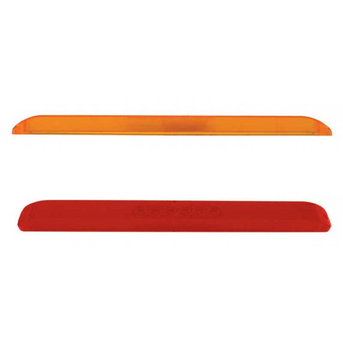 28 LED 17" "GLO" Turn Signal Light Bar - Amber LED/Clear Lens