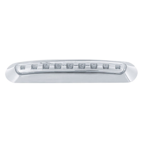 9 LED Clearance/Marker Light Bar - Blue LED/Clear Lens