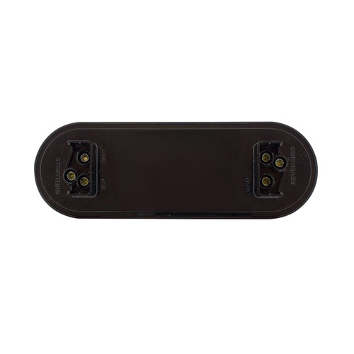 6" Oval Combo Light w/ 14 LED Stop, Turn & Tail & 16 LED Back-Up -Red LED/Red Lens