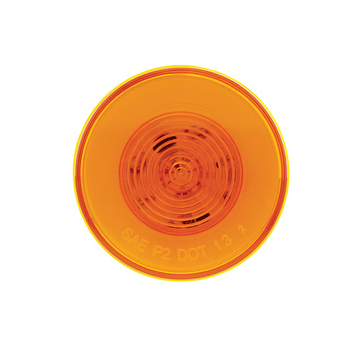9 LED 2 1/2" "GLO" Light Clearance/Marker Light - Amber LED/Amber Lens United Pacific 37016