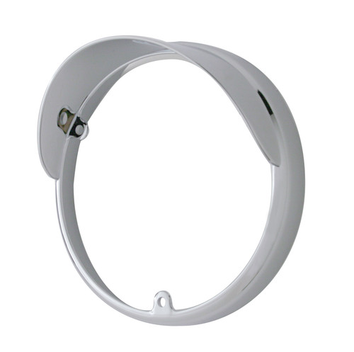 LED Round Double Face Light Bezel W/ Up Side Down Visor - Fits Up 38103 Series