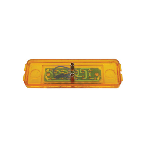 7 LED Rectangular Clearance/Marker Light - Amber LED/Amber Lens United Pacific 38163