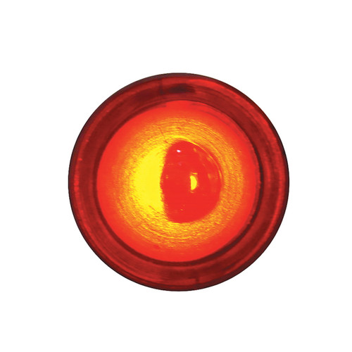LED Bullet License Plate Fastener - Red (2 Pack)