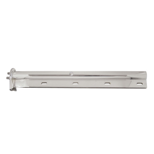30" Chrome Light Duty Mud Flap Hanger (Open End Cap) - 1 1/8" Bolt Pattern
