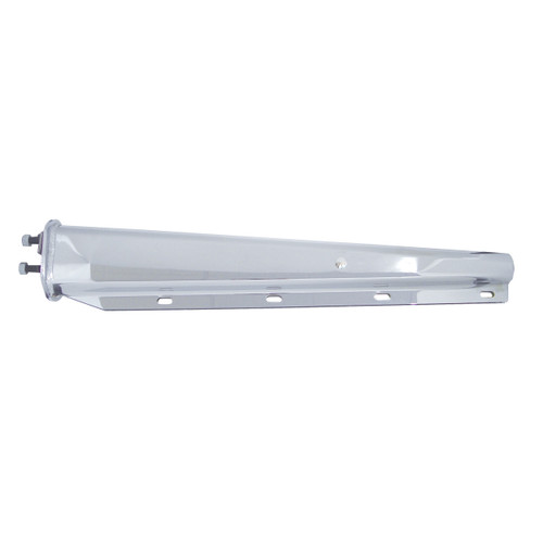 30" Chrome Heavy Duty Mud Flap Hanger - 2 1/2" Bolt Pattern