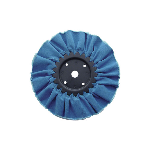 8" Blue Treated Airway Buff - 3/4" Arbor