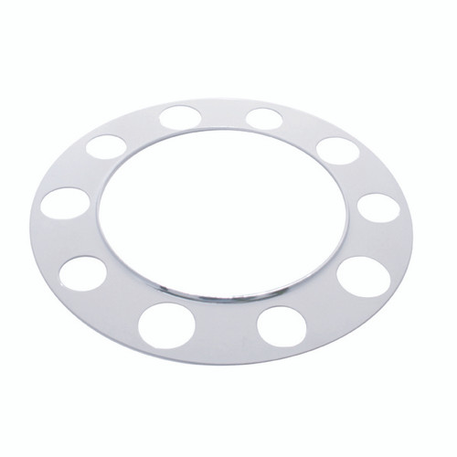 Chrome Beauty Ring For 1 1/2" Lug Nut - Steel Wheel
