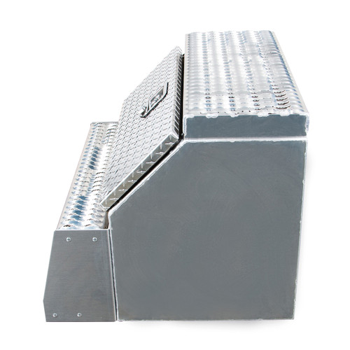 30" Aluminum Step Saddle Box