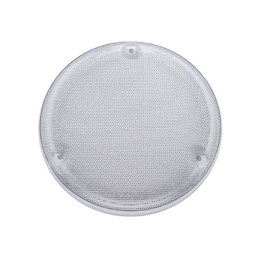 Chrome 6-3/4" Round Speaker Cover For Various Freightliner & Kenworth Models