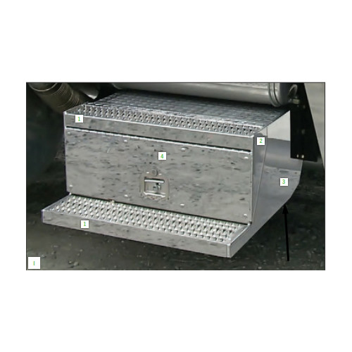 Tool Box Lower Side Trims - 2 Piece Kit