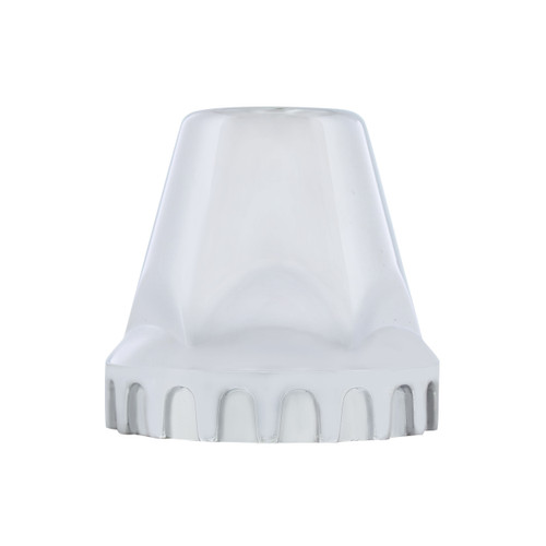 33mm X 2" Chrome Plastic "Low Rider" Nut Cover - Thread-On