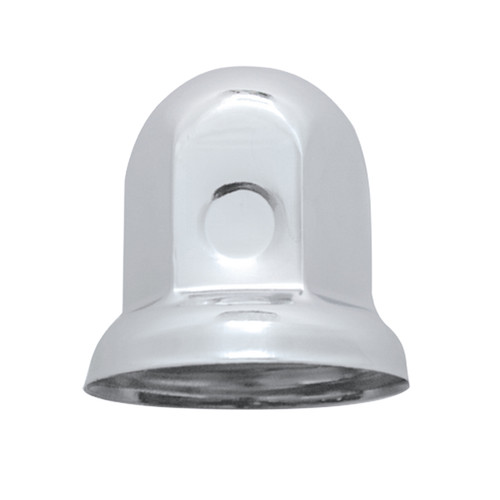 33mm X 2" Chrome Steel Standard Nut Cover W/ Flange