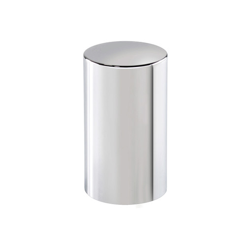 33mm x 3-1/2" Chrome Plastic Cylinder Nut Cover - Push-On