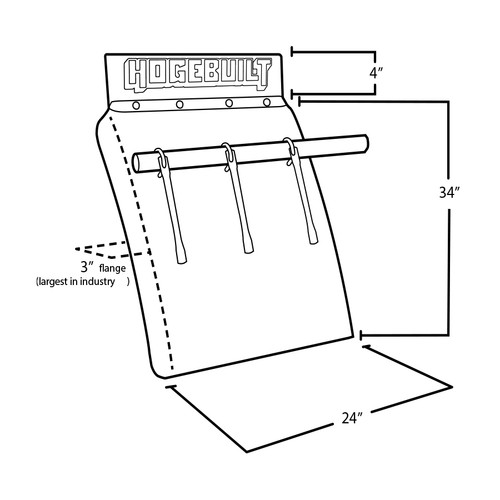 38" U-Bolt Style Quarter Fender Kit