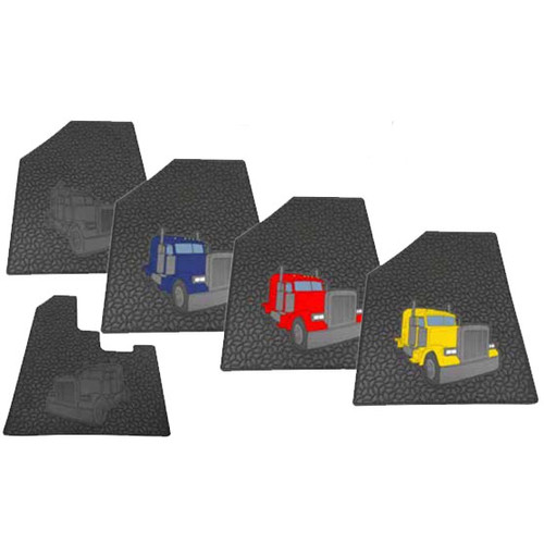 Blue Rubber Floor Mat