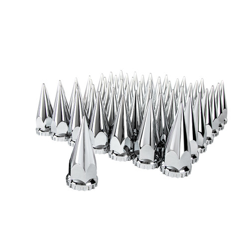 33mm x 4-3/4" Chrome Super Spike Nut Cover - Thread-On