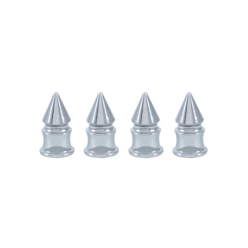 Chrome Spike Valve Caps (4 Pack)