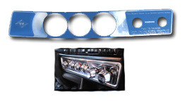 Kenworth Stainless Steel Heater Control Trim