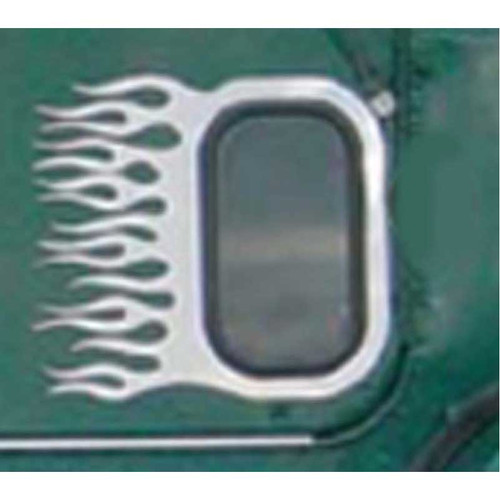 Freightliner Classic / FLD View Window Trim - With Flames