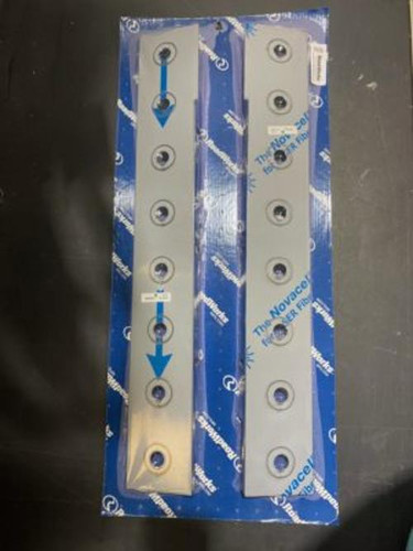 Rear 15" Premium Donaldson Breather Brackets with (16) Bulls-Eye Holes, Peterbilt