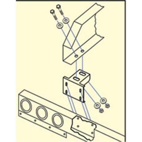 Universal 1 Piece Bar Mounting Brackets