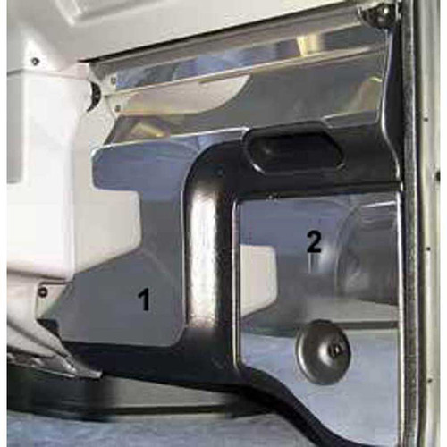 Peterbilt 330, 357, 377, 378, 379 and 385 Heater Trims - Lower Heater Door Trim