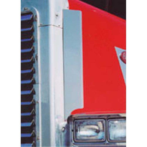Peterbilt 379 Side Grill Deflectors for a 4 Headlight System