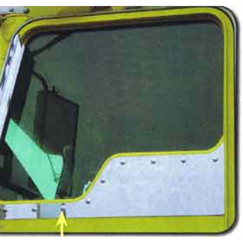 Kenworth Daylite Door Straight Bottom Under Window Trims