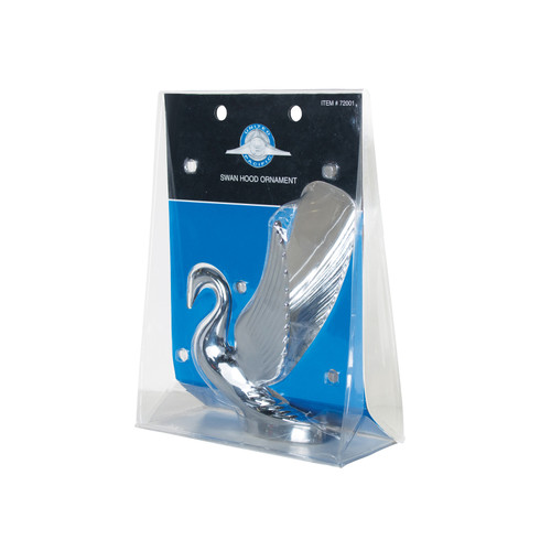 Chrome Swan Ornament