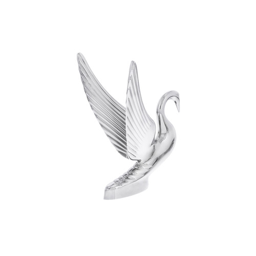 Chrome Swan Ornament