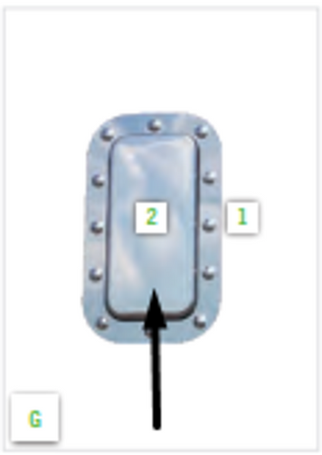 Kenworth 4.75 Inch x 10.25 Inch Vent Covers - Blank - Blank with Sides