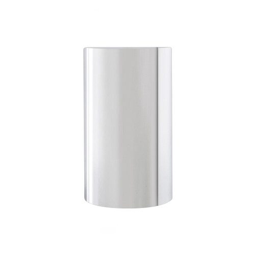 33mm x 3-1/2" Chrome Plastic Cylinder Nut Covers - Thread-On (Color Box of 10)