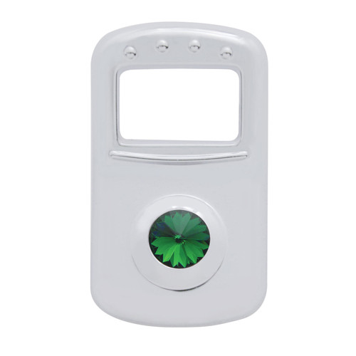 Rocker Switch Cover For Kenworth/Peterbilt- Green Crystal (Card of 3)