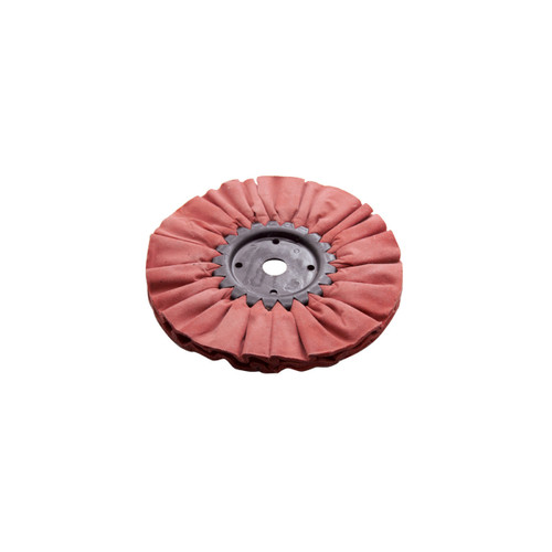 8" Red Treated Airway Buff - 3/4" Arbor