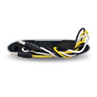 6" CLEAR RED MARKER SLIM FLATLINE LED LIGHT - 9 DIODES