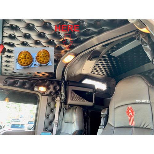 Kenworth Aero Cab Dome Light Plate - JML Kustoms