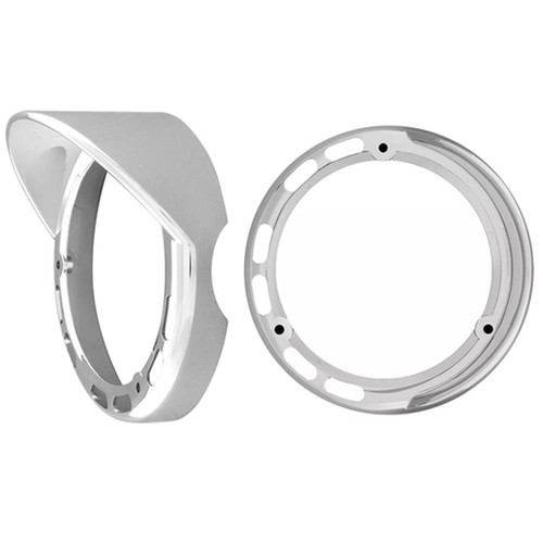 Bezel With Visor For 4 Inch Pearl LED Pedestal Lights