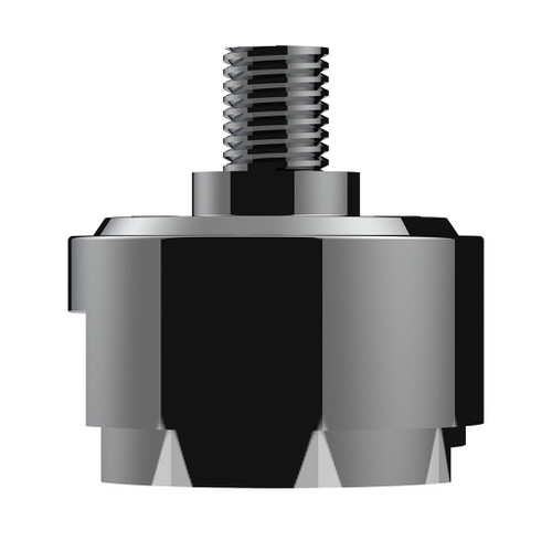 1/2"-13 Thread-On Shift Knob Mounting Adapter For Eaton Fuller Style 13/15/18 Shifter - Chrome (Bulk)