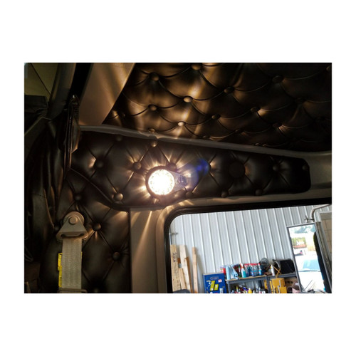 Kenworth Above Door Dome Light Plate With Toggle Switch Hole - JML Kustoms