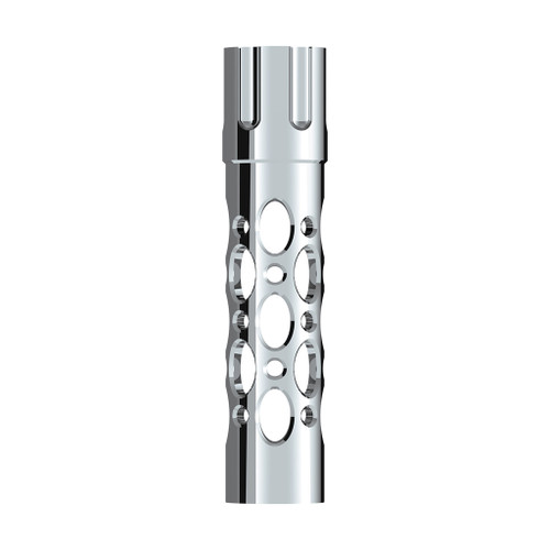 M30X3.5 THREAD-ON AUSTIN STYLE GUN CYLINDER GEARSHIFT KNOB - CHROME