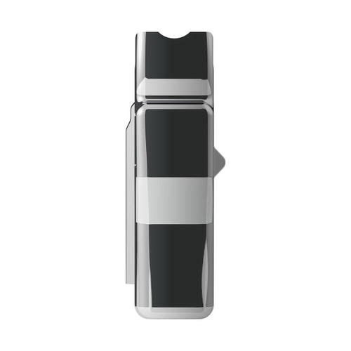 CHROME PLASTIC MID STEERING COLUMN COVER FOR PETERBILT 379/378 (1998-2005), 335 (2005-2010), 330 (2000-2010)