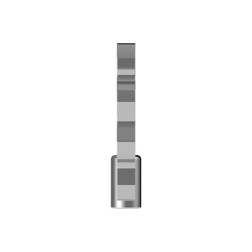 1/2"-13 THREAD-ON KNUCKLE GEARSHIFT KNOB - CHROME